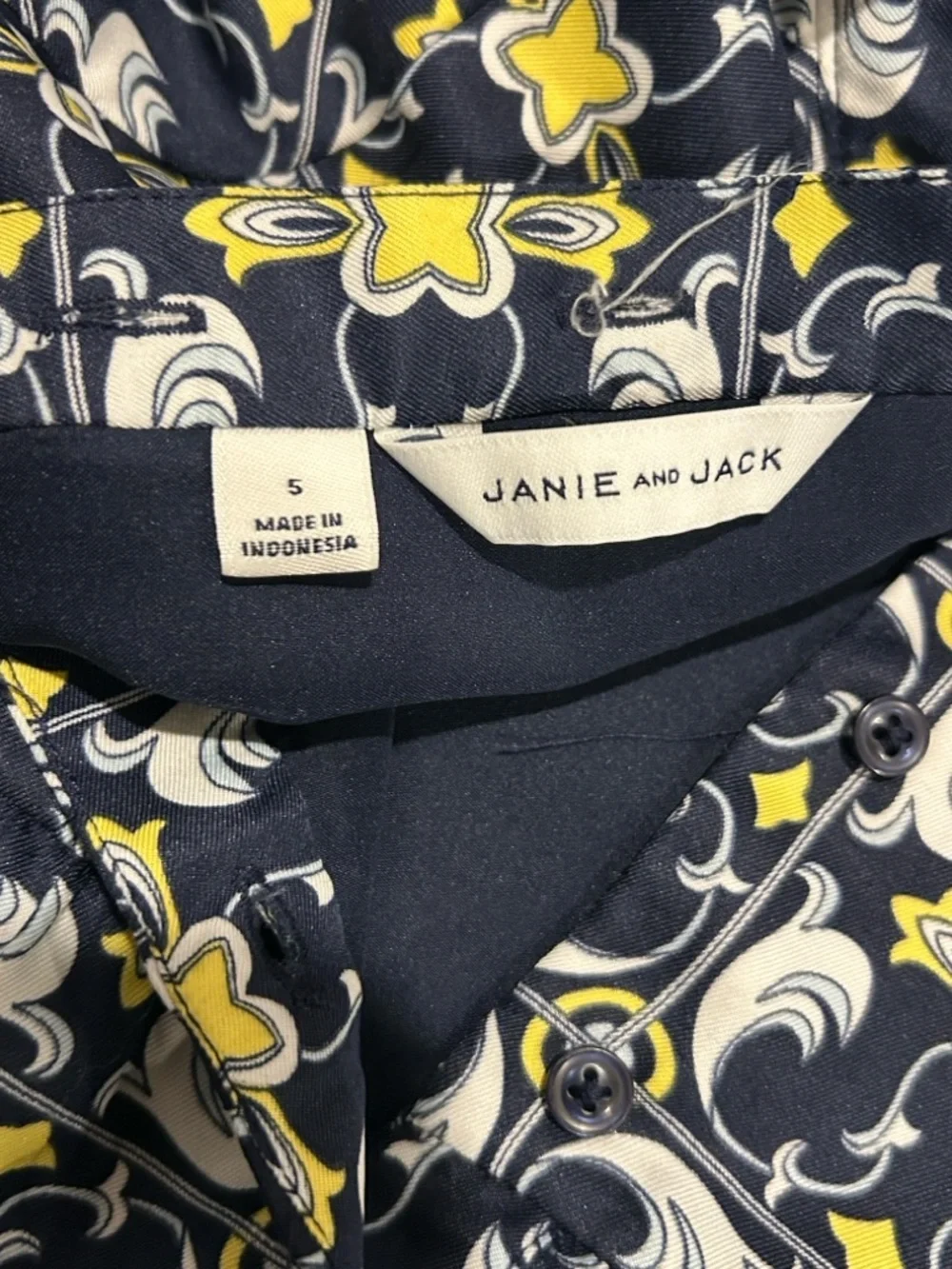 Janie and Jack Medallion Scarf Print Dress Resort Collection